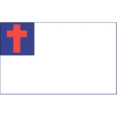 PERFECTPATIO 24 x 36 in. Eb Christian Monted Flag PE2648418